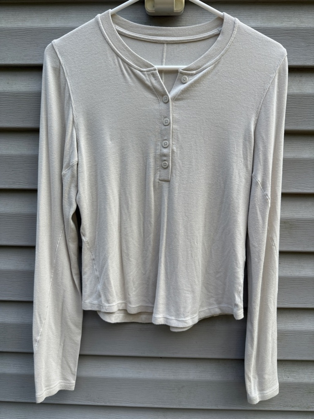 Lululemon | Ribbed Long Sleeve Button Down Shirt